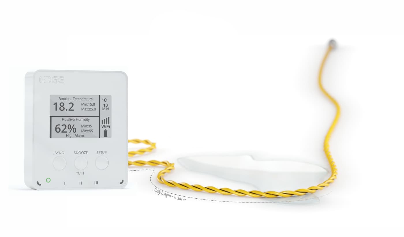 Détecteur d'inondation EDGE Essential WiFi + enregistreur et alarme