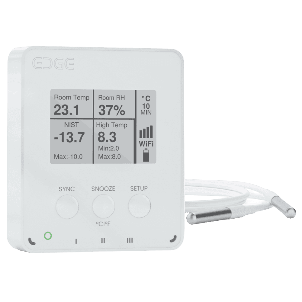 MaxLinc EDGE Thermo WiFi HACCP/NIST Temp/Humidity Data Logger & Alarm